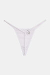 Zivame Lace N Mesh Babydoll With Thong - White — thumbnail 8