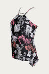 Zivame Padded Tankini Set - Black N Print — thumbnail 8
