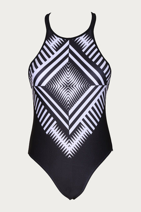 

Zivame Padded Maillot White N Print, Whites