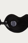 Zivame Padded Non Wired Low Coverage Stick On Bra - Black — thumbnail 9