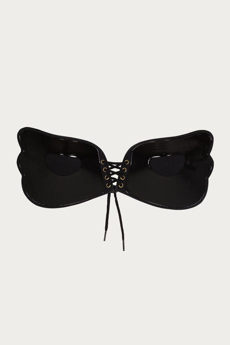 Zivame Padded Non Wired Low Coverage Stick On Bra-Black — image 7
