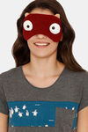 Zivame Super Soft Sleep Eye Mask - Red — thumbnail 4