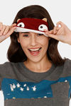 Zivame Super Soft Sleep Eye Mask - Red — thumbnail 5