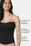 Zivame Short Slip Corset With Inbuilt Cups - Black — thumbnail 6