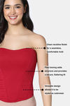 Zivame Short Slip Corset With Inbuilt Cups - Red — thumbnail 7
