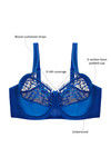 Zivame True Curv Very Lightly Padded Wired High 3/4Th Coverage Sag Lift Bra - Classic Blue — thumbnail 6