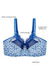 Zivame True Curv Very Lightly Padded Wired High 3/4Th Coverage Sag Lift Bra - Classic Blue — thumbnail 7