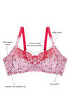 Zivame True Curv Single Layered Non Wired 3/4th Coverage Lace Bra - Beetroot Purple — thumbnail 6