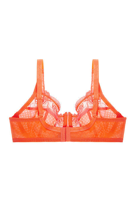 Zivame True Curv Single Layered Wired Full Coverage Sag Lift Bra - Carrot — image 8