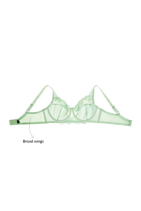 Zivame True Curv Single Layered Wired Full Coverage Sag Lift Bra - Paradise Green — image 9