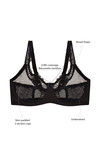 Zivame True Curv Single Layered Wired High 3/4Th Coverage Sag Lift Bra - Black — thumbnail 6