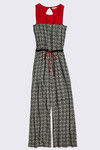 Zivame Geometric Print Jumpsuit -Monochrome  — thumbnail 6