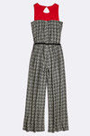Zivame Geometric Print Jumpsuit -Monochrome  — thumbnail 7