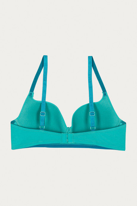 Zivame Padded Non Wired 3/4th Coverage T-Shirt Bra-Green — image 8