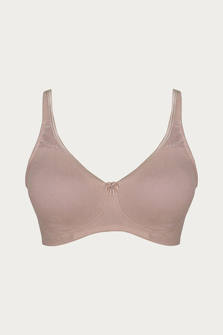 

Zivame Cotton Wirefree Non Padded Bra Skin, Skins