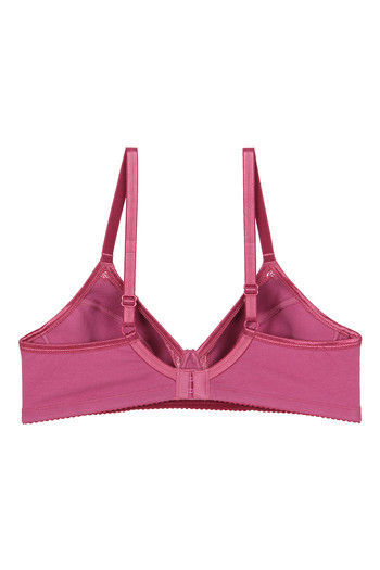 Buy Zivame Basics Double Layered Non Wired 3/4th Coverage Bra-Red ...