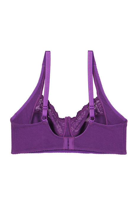Zivame Basics Double Layered Non Wired 3/4th Coverage Sag Lift Bra-Purple Magic — image 6