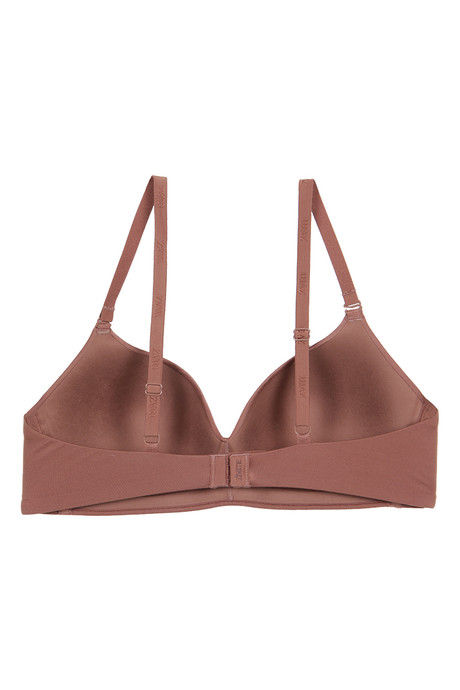 Zivame Padded Non Wired 3/4th Coverage T-Shirt Bra-Brown — image 6