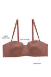 Zivame Padded Wired 3/4th Coverage Strapless Bra-Brown — thumbnail 8
