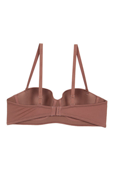 Zivame Padded Wired 3/4th Coverage Strapless Bra-Brown — image 9