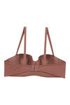 Zivame Padded Wired 3/4th Coverage Strapless Bra-Brown — thumbnail 9
