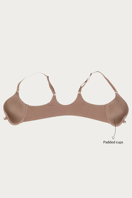 Zivame At Work Padded Wired Medium Coverage T-Shirt Bra - Brown — image 7