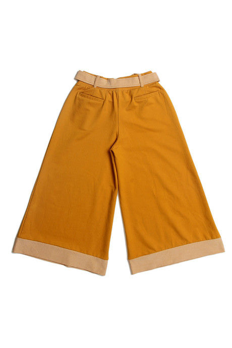 Zivame Extra Flared Fit Culotte Pant-Yellow — image 6