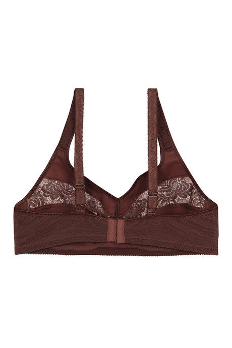Zivame True Curv Lightly Lined Non Wired Full Coverage Super Support Bra - Nutmeg Brown — image 8