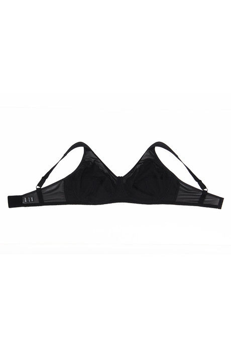 Zivame True Curv Single Layered Non Wired Full Coverage Super Support Bra - Jet Black — image 7