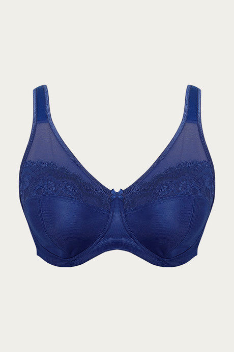 

Zivame True Curv Full Coverage Bra Blue, Blues