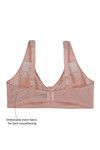 Zivame True Curv Single Layered Non Wired Full Coverage Super Support Bra - Pale Blush Cake Pink — thumbnail 6