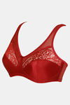 Zivame True Curv Lightly Lined Non Wired Full Coverage Super Support Bra - Sundried Tomato — thumbnail 7