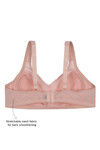 Zivame True Curv Lightly Lined Padded Non Wired Full Coverage Super Support Bra - Pale Blush Cake Pink — thumbnail 8