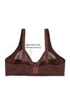Zivame True Curv Lightly Lined Non Wired 3/4th Coverage Super Support Bra - Nutmeg Brown — thumbnail 8