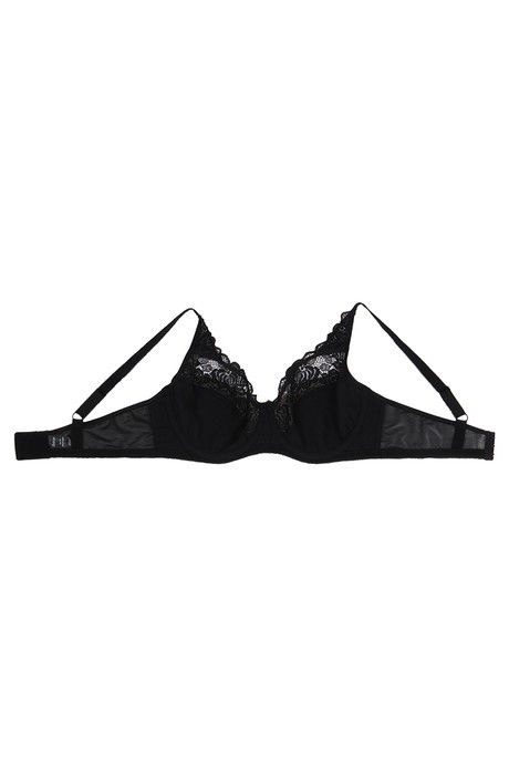 Zivame True Curv Lightly Lined Wired 3/4th Coverage Super Support Bra - Jet Black — image 9