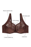 Zivame True Curv Lightly Lined Wired 3/4th Coverage Super Support Bra - Nutmeg Brown — thumbnail 7