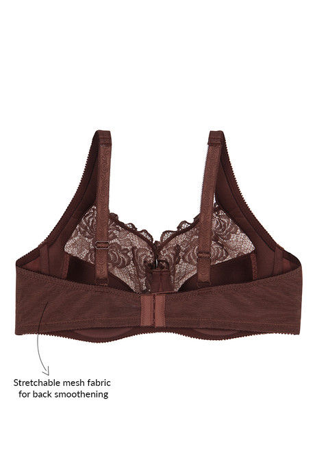 Zivame True Curv Lightly Lined Wired 3/4th Coverage Super Support Bra - Nutmeg Brown — image 8