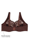 Zivame True Curv Lightly Lined Wired 3/4th Coverage Super Support Bra - Nutmeg Brown — thumbnail 8