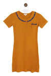 Zivame Cotton Cozzies Sleep Short Dress- Mustard — thumbnail 6