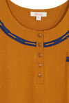 Zivame Cotton Cozzies Sleep Short Dress- Mustard — thumbnail 8