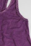 Zivame Boho Braided A-line Tank Top-Purple — thumbnail 10