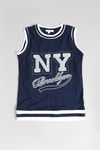 Zivame Cotton Box Fit Varsity Top- Navy — thumbnail 8