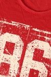 Zivame Varsity Number Printed Box Fit Tee  - Red — thumbnail 8
