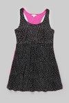Zivame Cotton Rich Flared Fit Burnout Tank Top- Black — thumbnail 7