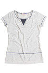 Zivame Raw Edge Easy Fit Top- Off White — thumbnail 6