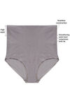 Zivame Tummy Control Midwaist Hipster Panty - Grey — thumbnail 8