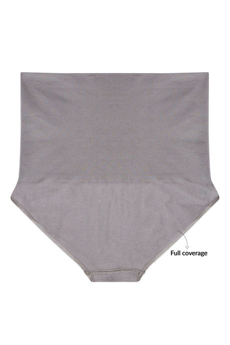 Zivame Tummy Control Midwaist Hipster Panty - Grey — image 9
