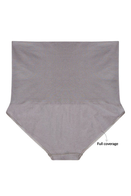 Zivame Tummy Control Midwaist Hipster Panty - Grey — image 8