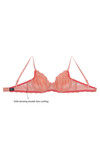 Zivame Tropical Lace Double Layered Wired 3/4th Coverage Lace Bra-Dessert Flower Black — thumbnail 7