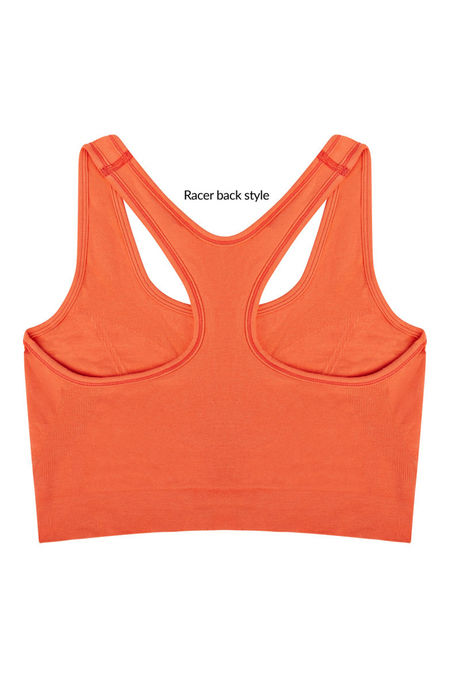 Zivame At Home Double Layered Non Wired Full Coverage Slip-On Bra - Coral — image 6